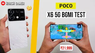 Poco X6 5G Pubg Test With FPS Meter, Heating and Battery Test | Best Phone Under ₹20,000? 🤔