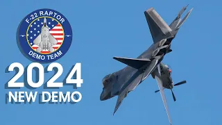 NEW DEMO F-22 Raptor -Loud Rules the Skies at Orlando 2024