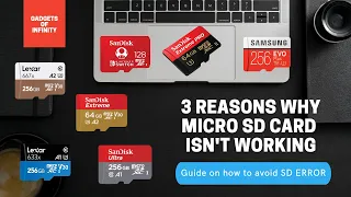 3 REASONS WHY MICRO SD CARD ISN'T WORKING | MICRO SD GUIDE | Gadgets of Infinity | Tagalog