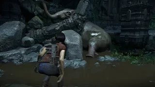 Uncharted Lost Legacy - Elephant Scene (Beautiful)