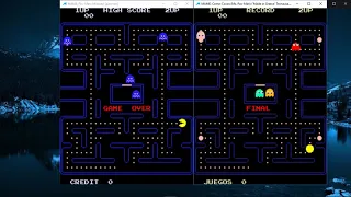 Comparativa PACMAN "midway original" y PUCKMAN "made in greece bootleg"