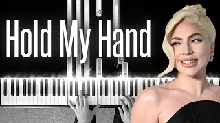 Hold My Hand Lady Gaga - Piano Tutorial (SHEET MUSIC)