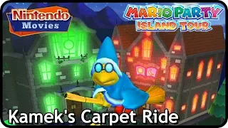 Mario Party Island Tour - Kamek's Carpet Ride (Yoshi vs Luigi vs Boo vs Bowser Jr.)