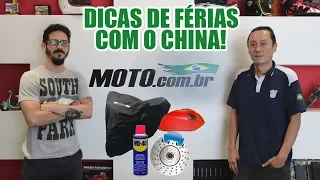 DICAS DO CHINA AO PARAR SUA MOTO NAS FÉRIAS! - MOTO.com.br