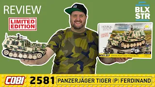 COBI 2581 & 2583 Panzerjäger Tiger (P) Ferdinand Sd.Kfz. 184 💥 LIMITED EDITION ▶️ REVIEW & HISTORY