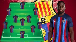 Barcelona Predicted Starting Lineup This Season 22/23 With Aaron Wan Bisska🔥🔥😱