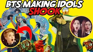 BTS MAKING IDOLS SHOOK (IDOLS REACTION TO BTS)