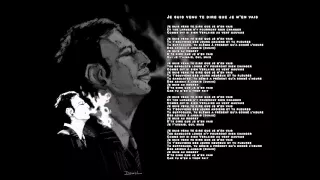 Serge Gainsbourg- Je suis venu te dire que je m'en vais - Digital Painting