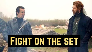 İbrahim Çelikkol and Furkan Palalı fight  scandal on the set of bir zemanlar cukurova