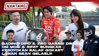 KUYNANTANG : GARASI DRIFT , RIFAT , OM MOBI & GADING NGEROYOK SEAN GELAEL BALAPAN PAKE GOKART PRO !!