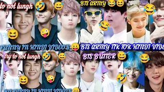 BTS TIK TOK FULL FUNNY VIDEOS 🤣🤪#funnymument #comedy #btsbutter #shorts 😅