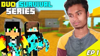 BEST DUO SURVIVAL SERIES 😚 | MINECRAFT POCKET EDITION SURVIVAL SERIES