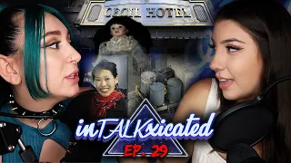 Our Terrifying Experience At The HAUNTED Cecil Hotel... (ft. Mackenzie Marie) | InTALKxicated EP. 29