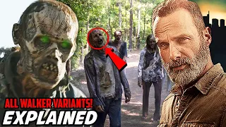 All NEW Walker Variants Explained! The Walking Dead Season 11 New Variants Reveal Explained