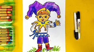 ПЕТРУШКА - урок рисованя для малышей - от 5 лет