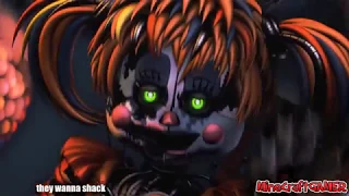 Ultimate Custom Night ФРАЗЫ аниматроников НА РУССКОМ. Озвучка Бейби и Скрап Бейби.