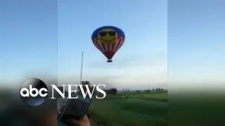 Deadly Hot Air Balloon Accident Video