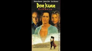 Opening To Don Juan DeMarco 1995 VHS