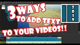 How to add text to your videos | Shotcut 19.10.20