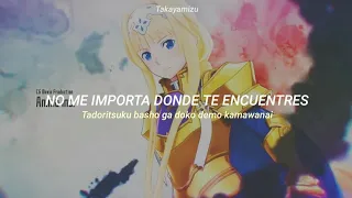 Sword Art Online Alicization Lycoris OP ||『Scar/let - ReoNa』|| Sub Español + Romaji