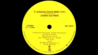 Gwen Guthrie - It Should Have Been You (Dj ''S'' Rework)