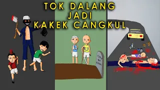 SEREM BANGET CERITA TOK DALANG JADI HANTU KAKEK CANGKUL UPIN DAN IPIN