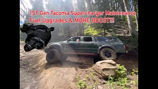 Toyota Tacoma 3.4 TRD Supercharger Maintenance, More Boost And Full Fuel System Upgrade! Video 1-2!