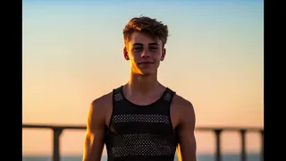 💜 Beautiful GAY guys in Miami Beach wearing CROP TOP  🏖️  Which one is your favorite? 🏳️‍🌈 (AI)