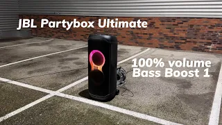 JBL Partybox Ultimate rap music