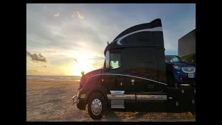 Camping on the beach at Port Aransas