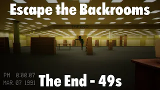 The End Speedrun 49s - Escape the Backrooms (Update 1)