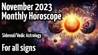 November 2023 Horoscope Forecast | For all signs | Vedic Astrology Predictions #astrologyforecast
