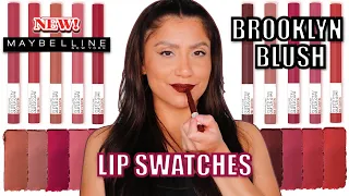 MAYBELLINE SUPERSTAY **BROOKLYN BLUSH** LIP CRAYON + NATURAL LIGHTING LIP SWATCHES| MagdalineJanet