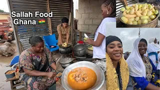 How we celebrated EID in Ghana Cooking and Sharing FOOD with Family & Friends || Ghana Eid ul Adha