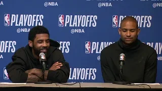 Kyrie Irving & Al Horford Postgame Interview - Game 1 | Celtics vs Bucks | 2019 NBA Playoffs