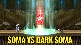 [Castlevania GoS] Soma vs Dark Soma: all battle scenes