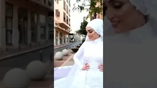 Beirut - wedding photo shoot chaptures beirut explosion.