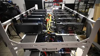 24 GPUs 1 Mining Frame