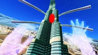 Blasting Aliens Disguised as Buildings in VR! - Megaton Rainfall Gameplay - VR HTC Vive