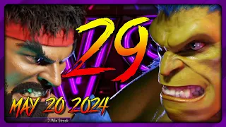 Blanka BITES BACK! Final Skill, Rage & Year 1 FUN! Part 29 - Street Fighter 6 April/May 2024 MP