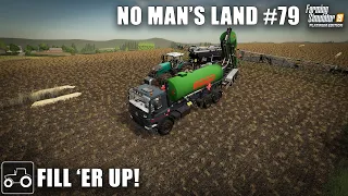 Spreading Digestate, Sowing, Cultivating & Plowing No Man's Land #79 Farming Simulator 19 Timelapse