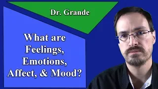 What are Emotions, Feelings, Affect, and Mood?