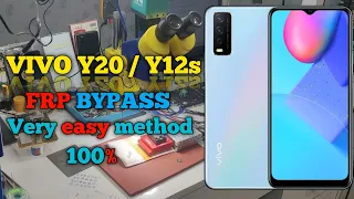 Vivo y12g , Y12s , Y20 frp bypass very new trick | Vivo Y20 frp bypass 💯💪