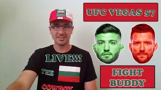 UFC VEGAS 57 TSARUKYAN VS GAMROT + MAGNY VS RAKHMONOV - LIVE FULL FIGHT REACTIONS WATCH ALONG