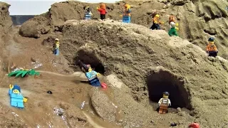 LEGO Bridge Collapse After Dam Break! Hard Flood!