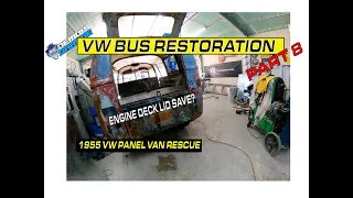 RESCUE of a VW 1955 panel van Australian bush find // part 8 #vwbusrestoration