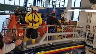 Tenby Tamar Class Lifeboat Being Launched