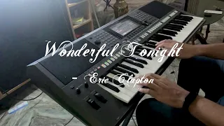 Wonderfull tonight | Keyboard Cover | Psr S770/(75