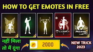 Free मे सबको Emote मिलेंगे | How to Get Unlock All Emotes in 2000 Gold coin in Free Fire Max 2023