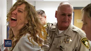 Belligerent Woman Gets Restrained for Fighting with Officers (JAIL)
